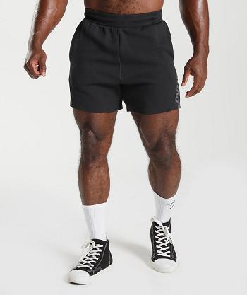 Gymshark Bold React 5" Shorts Herr Svarta | SE 3421WNB